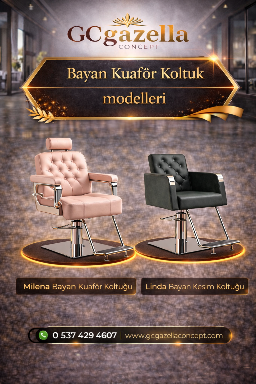 Bayan Kuaför Koltuk modelleri