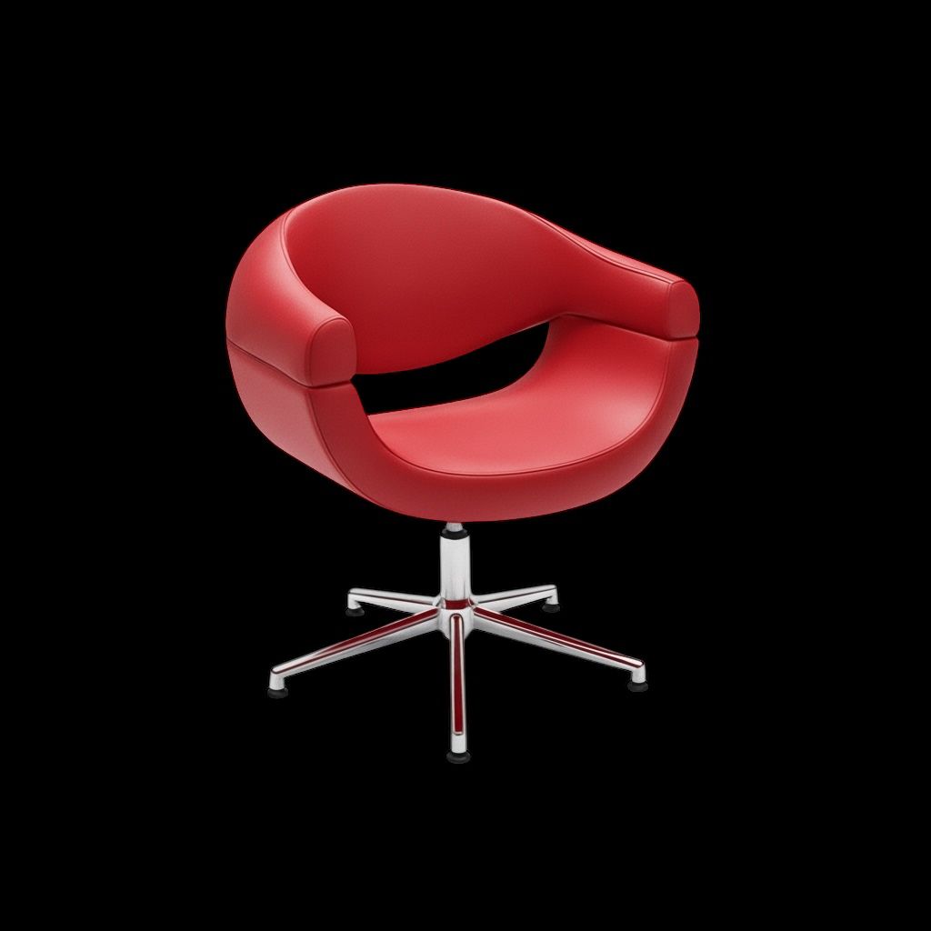 Kuaför Saç Kesim ve Tarama Koltuğu – Çift Kat Kırmızı