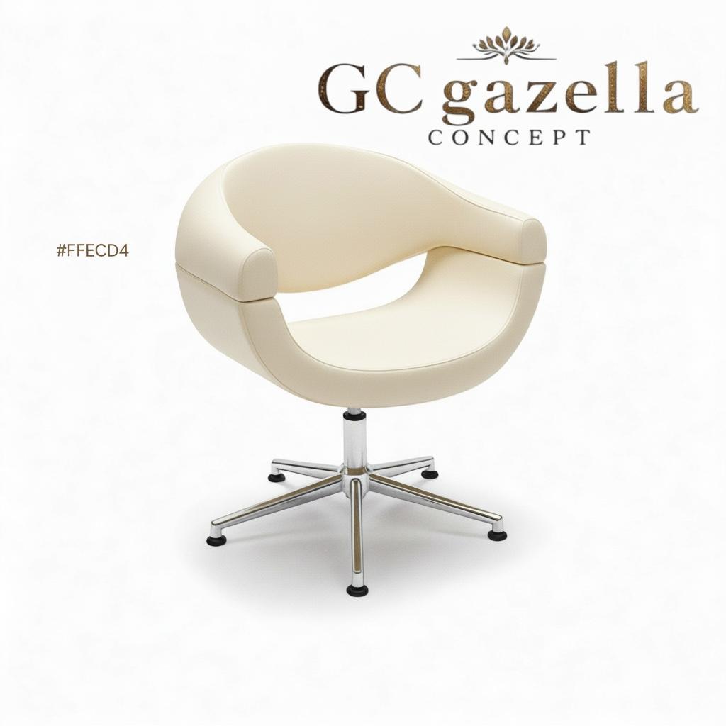 Kuaför Saç Kesim ve Tarama Koltuğu – Çift Kat Beyaz