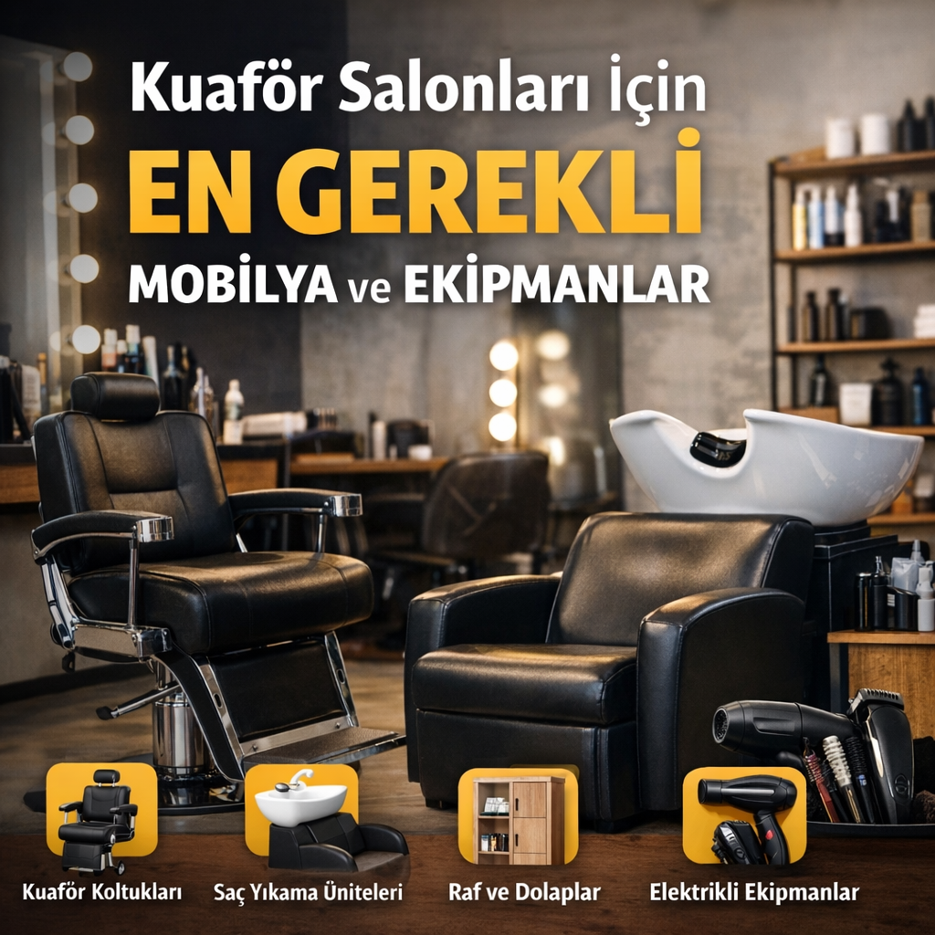 Kuaför Mobilya ekipmanları 2026