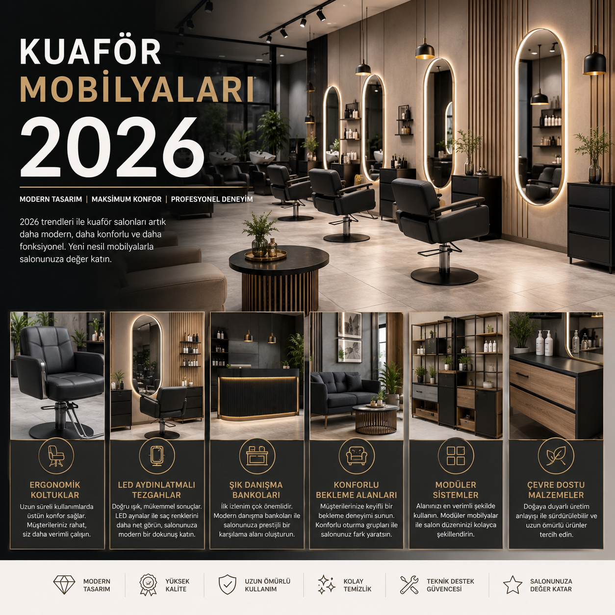 Kuaför Mobilyaları