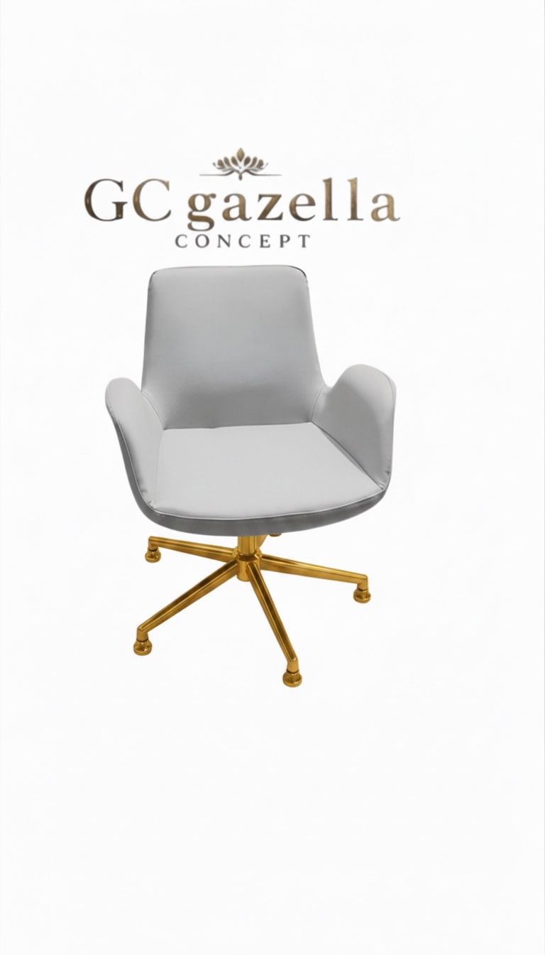 Ofis Çalışma Koltuğu - sarı yıldız ayak gri gazellaconcept