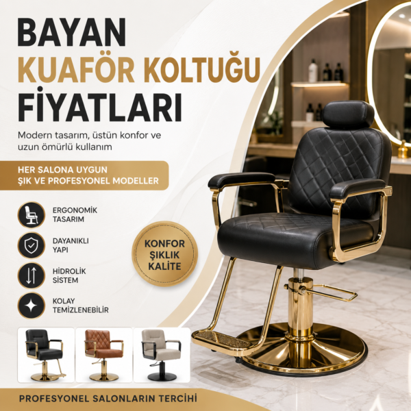 bayan kuaför koltuğu fiyatları