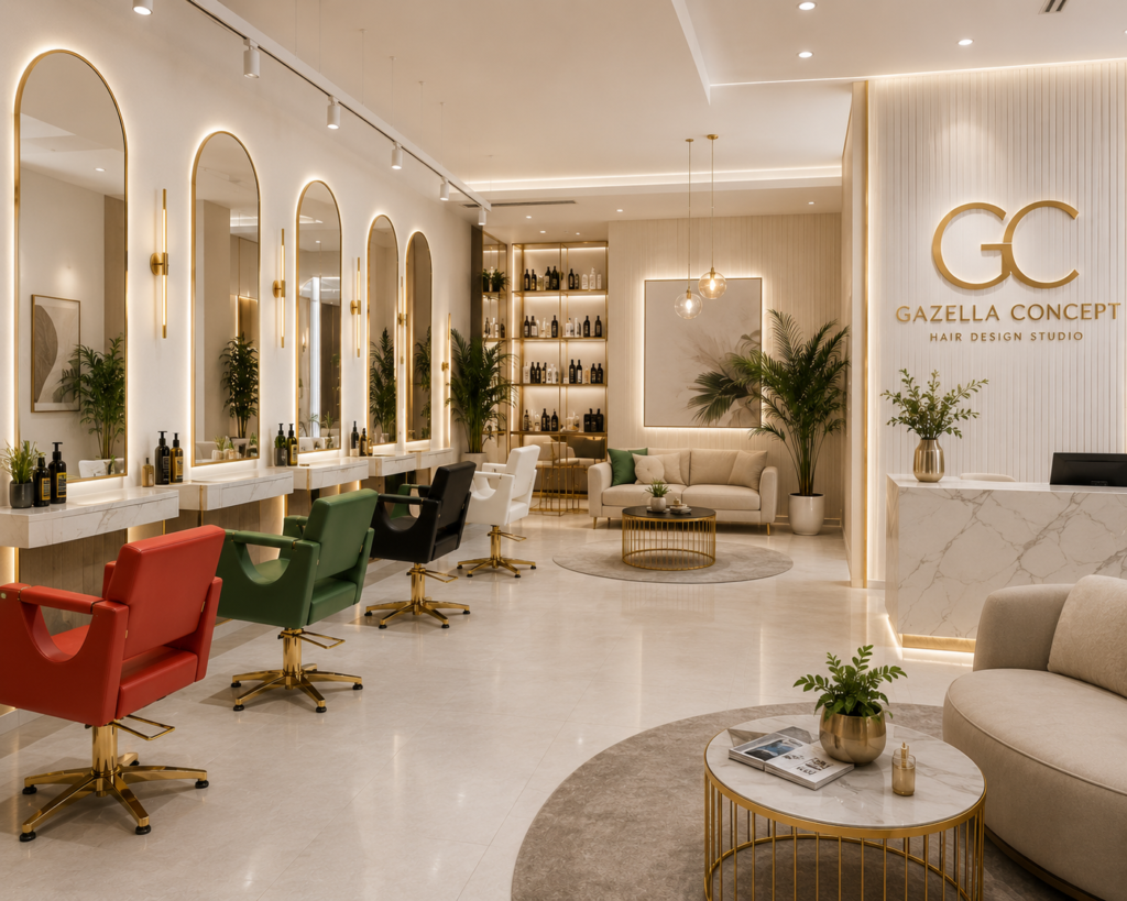 gc gazella concept kuaför salonu yeni sezon