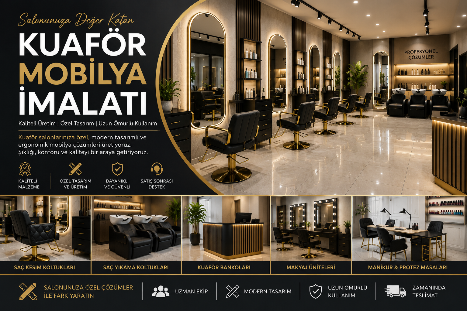 Kuaför mobilya imalatı