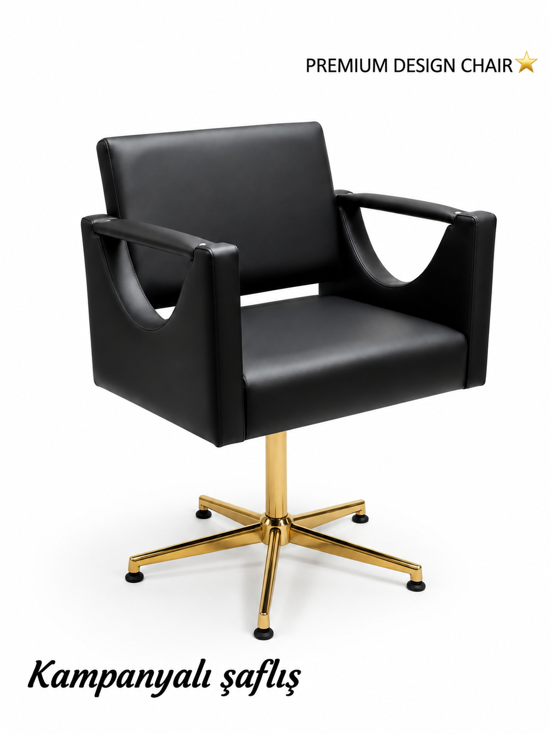 Premium Siyah Salon Koltuğu