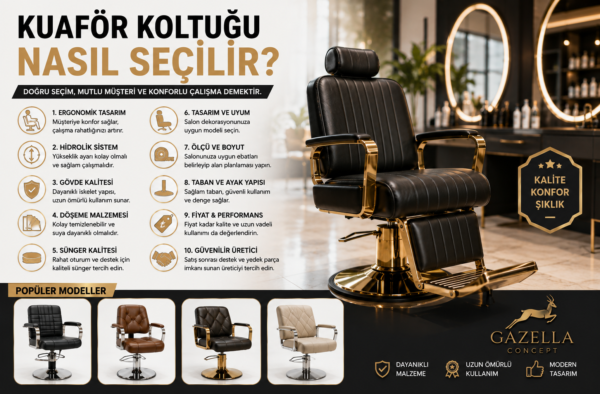 Kuaför koltuğu nasıl seçilir
