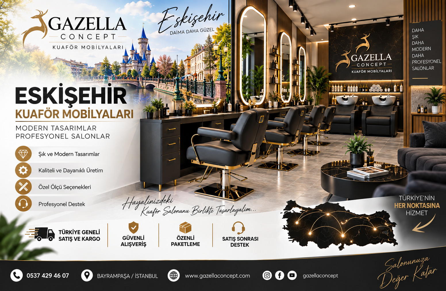 Eskişehir kuaför mobilyaları