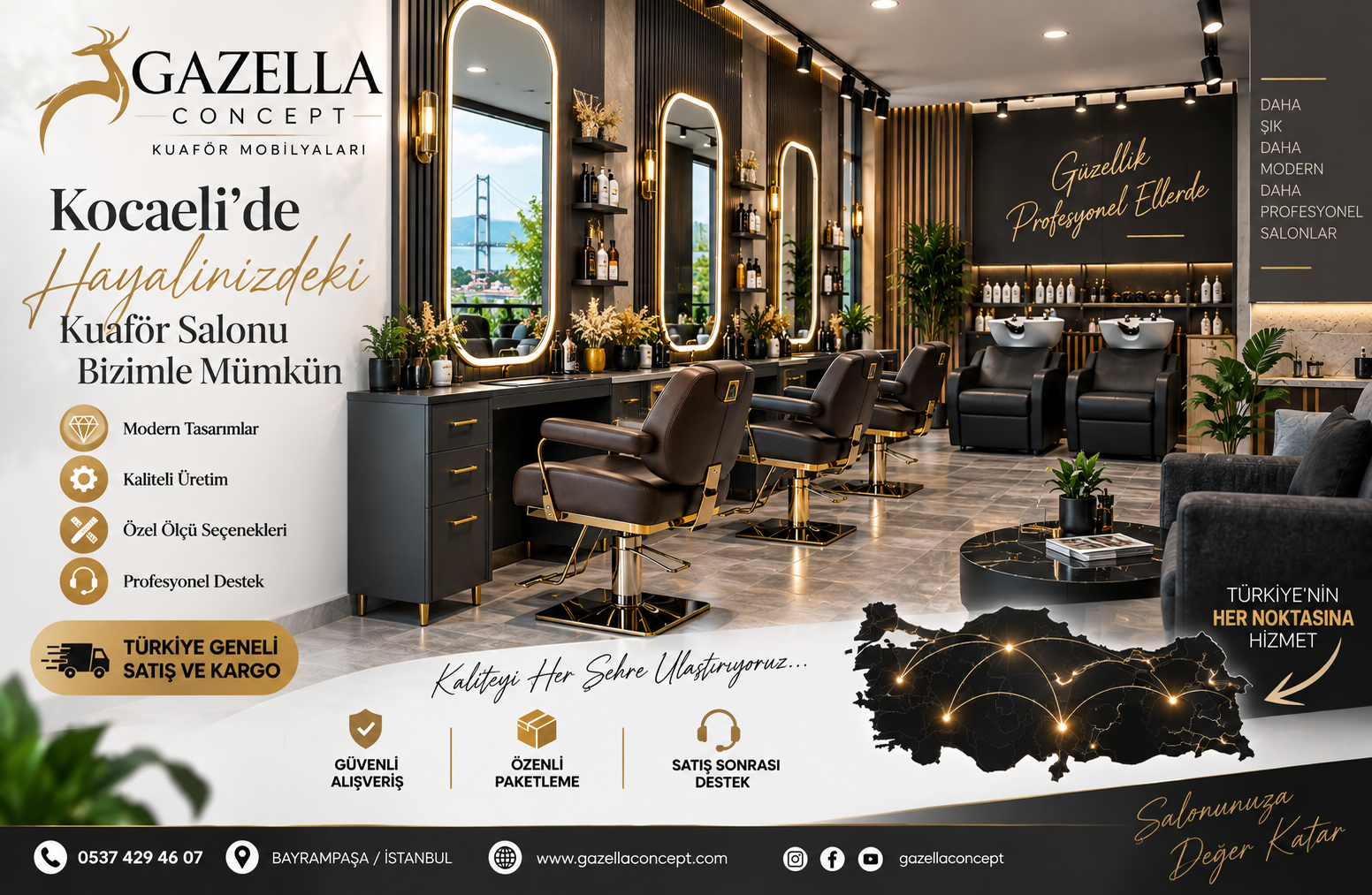 Kocaeli kuaför mobilyaları