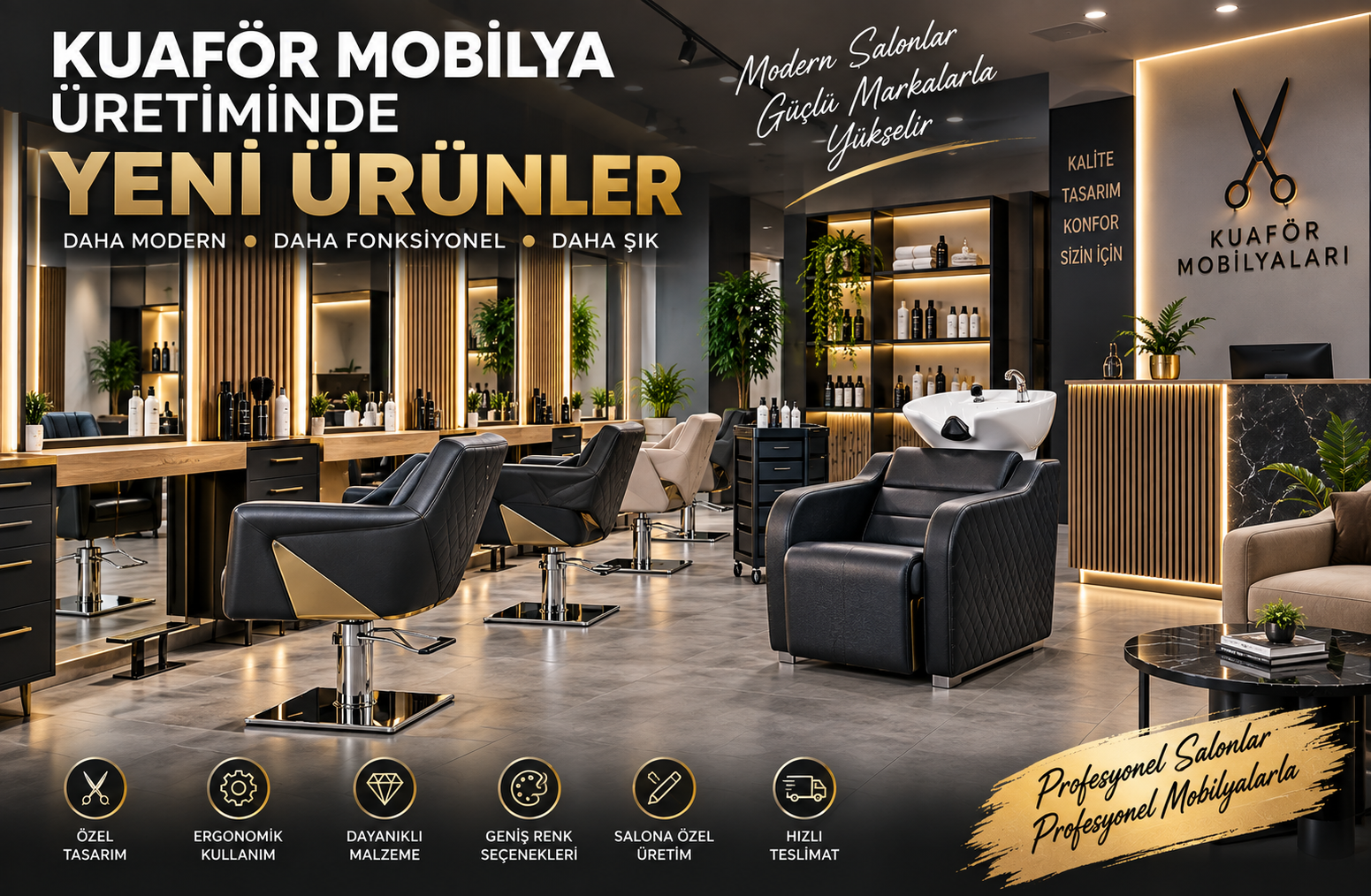 Kuaför Mobilyalarında Özel Üretim Avantajı